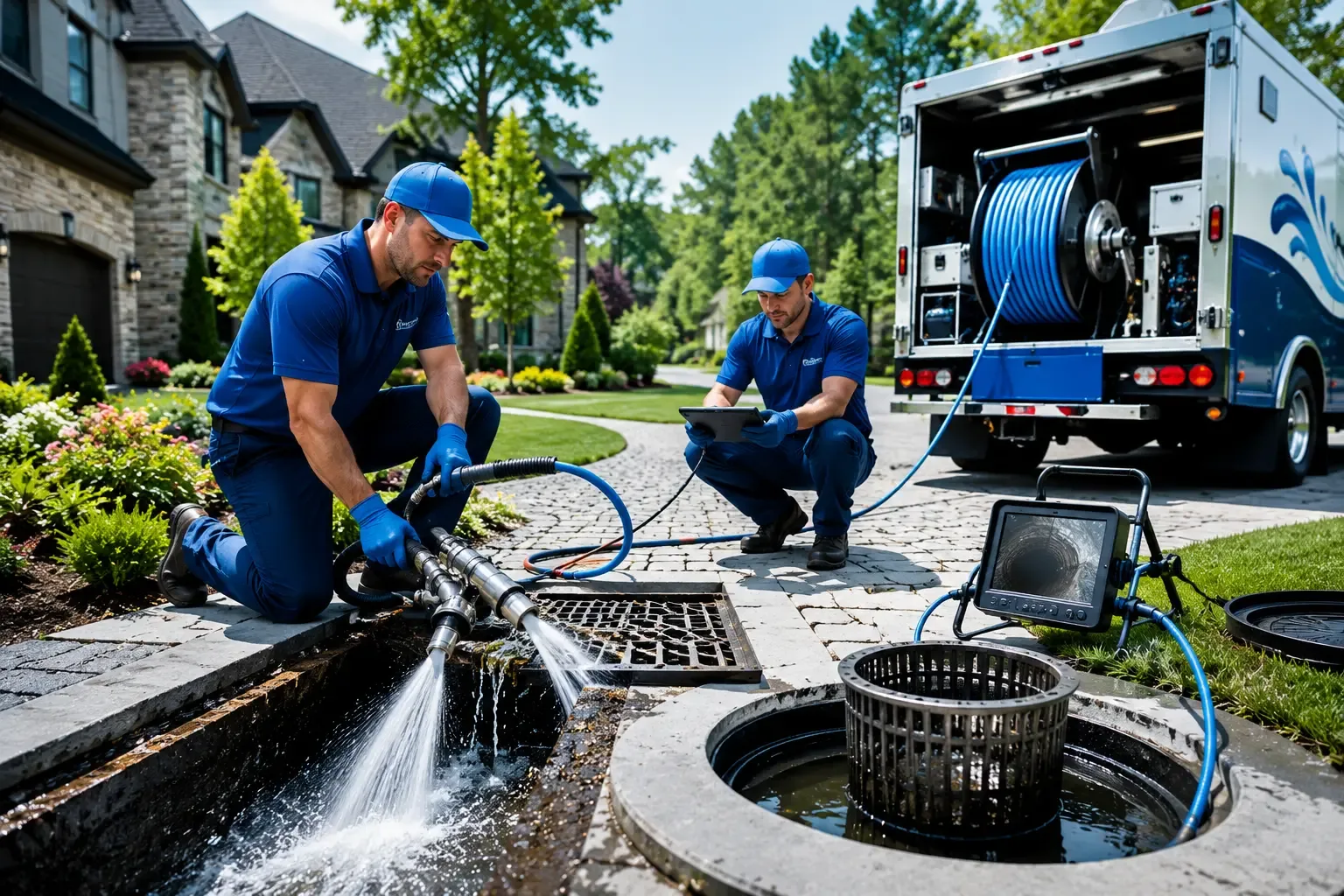 Local outdoor drain cleaning professionals in Interlochen, MI